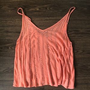 Peach Free People top